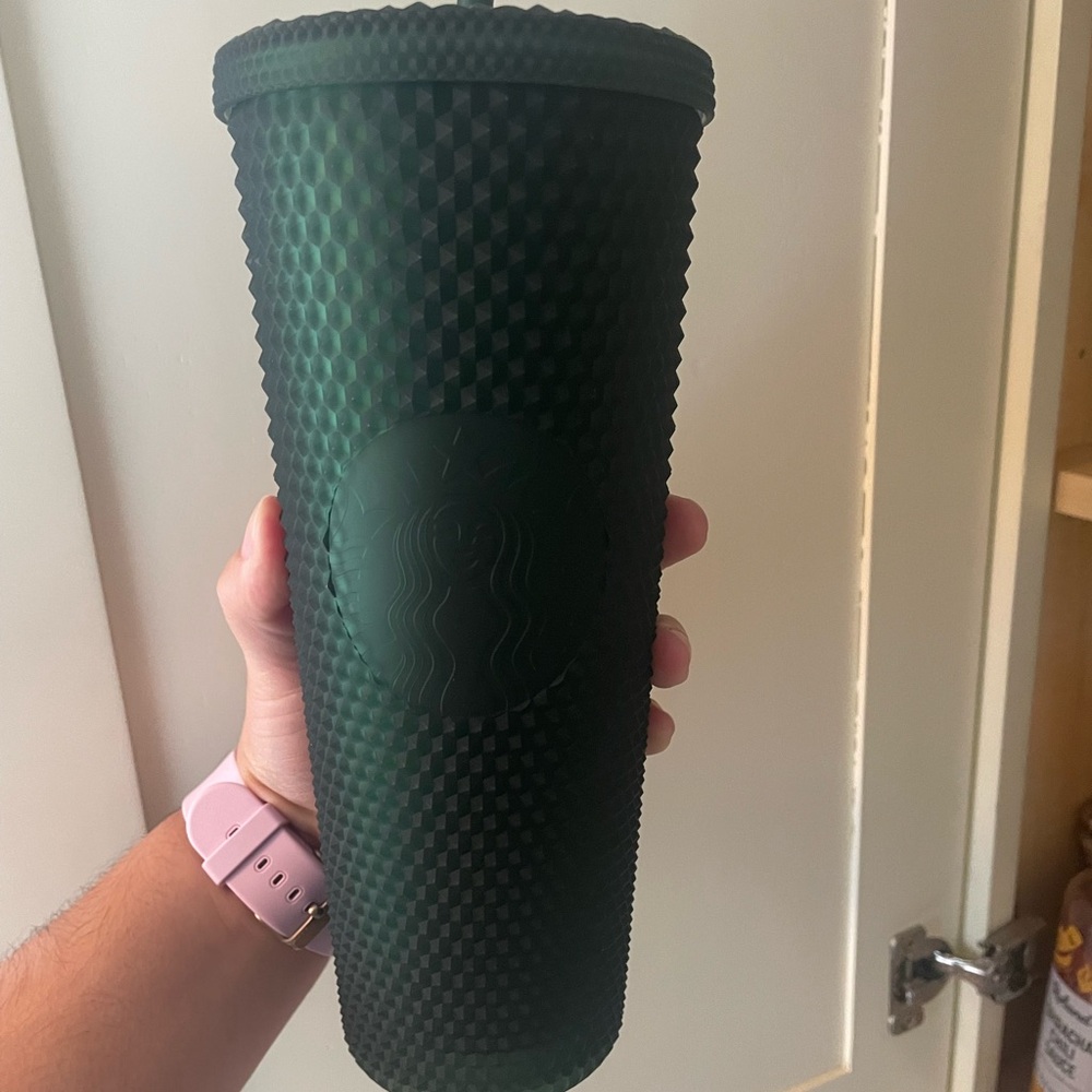Brand new green studded Starbucks tumbler